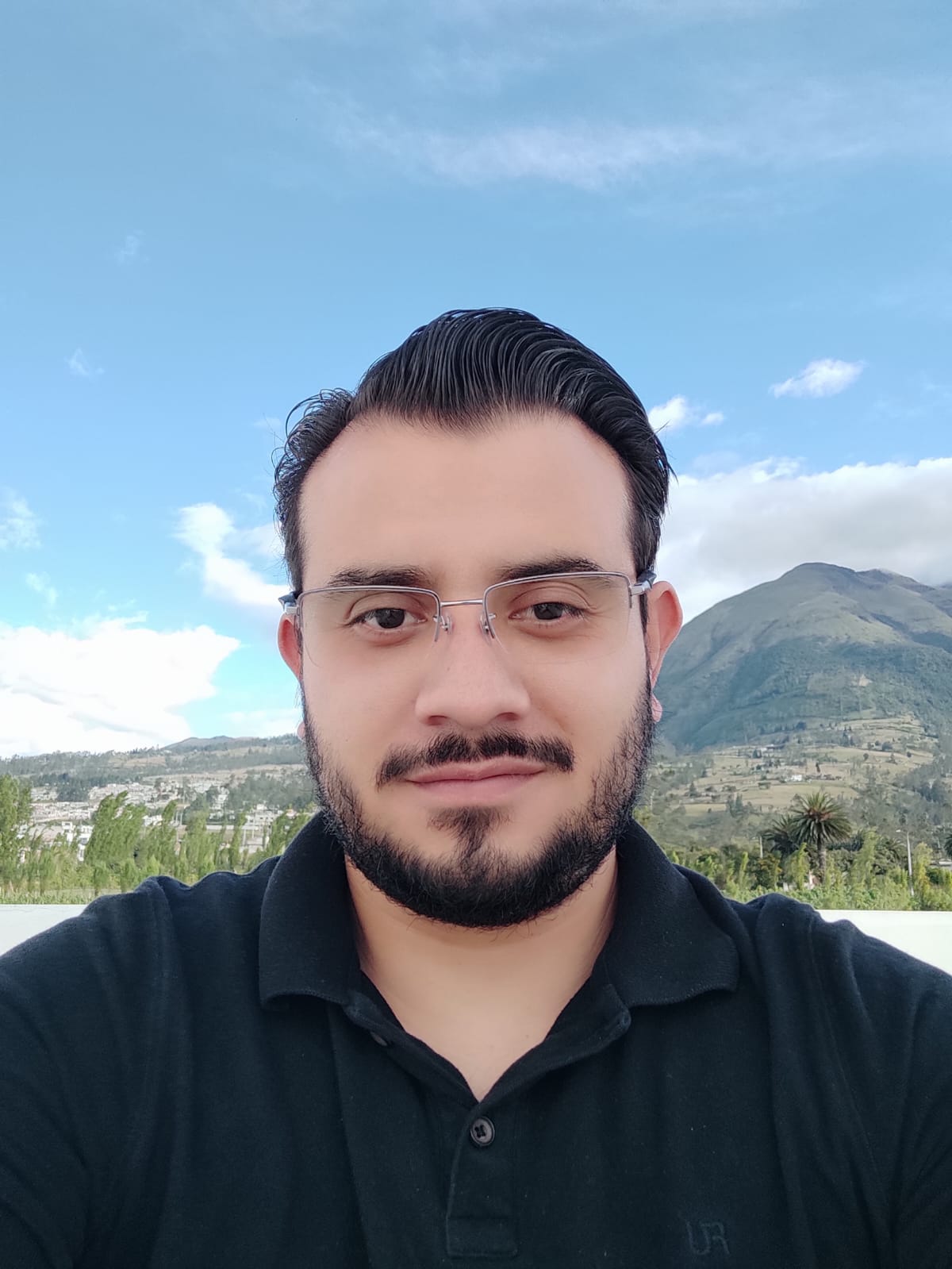 Portrait of a smiling male developer